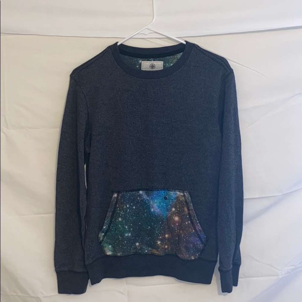 Like New Small On The Byas Grey Galaxy Sweatshirt!